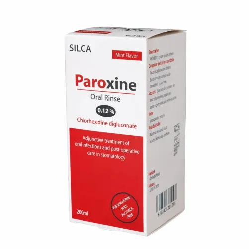 SILCA PAROXINE BAIN DE BOUCHE 0,12% MENTHE 200ML