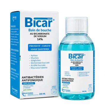 BICAR BAIN BOUCHE BICARBONATE SODIUM 200ML