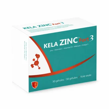 XEN KELA ZINC FORT 3 60 GELULES