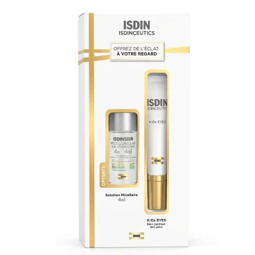 ISDIN ISDINCEUTICS COFFRET K OX + SOLUTION MICELLAIRE 4EN1 OFFERTE