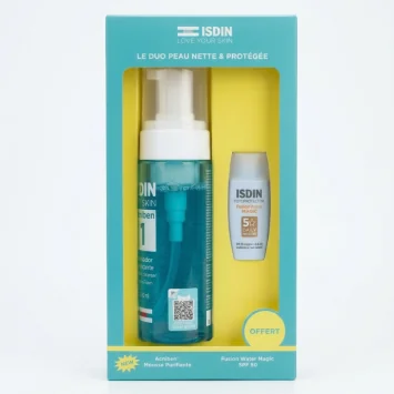 ISDIN COFFRET ACNIBEN MOUSSANT + FUSION WATER MAGIC GRATUIT