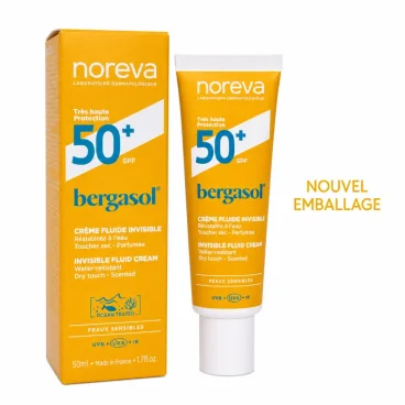NOREVA BERGASOL EXPERT CREME FLUIDE INVISIBLE SPF50+ 50 ML