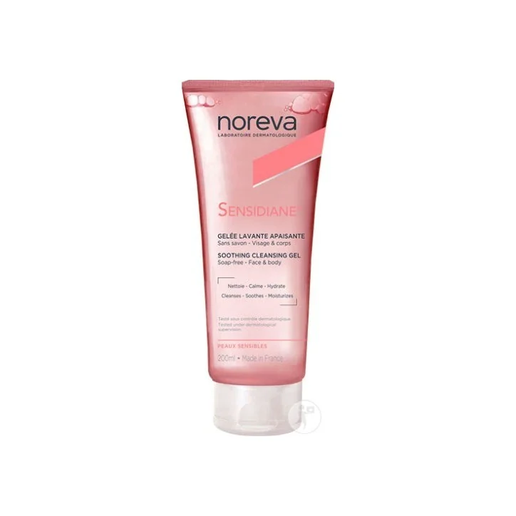 NOREVA SENSIDIANE GELEE LAVANTE APAISANTE 200ML