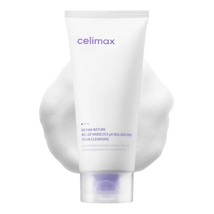 CELIMAX DERMA NATURE RELIEF MADECICA PH BALANCING FOAM CLEANSING 150ML