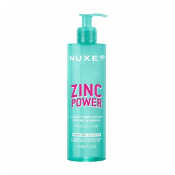 NUXE ZINC POWER GELEE NETTOYANTE PURIFIANTE 400ML