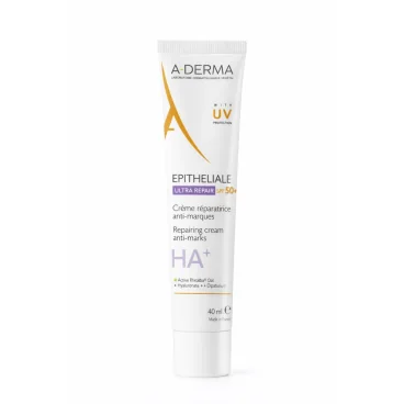 A-DERMA EPITHELIALE ULTRA REPAIR CREME REPARATRICE ANTI MARQUE SPF50+ 40ML