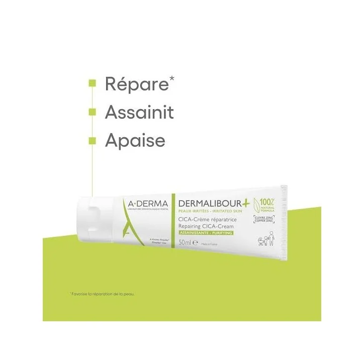 A-DERMA DERMALIBOUR+ CICA CREME REPARATRICE 50ML