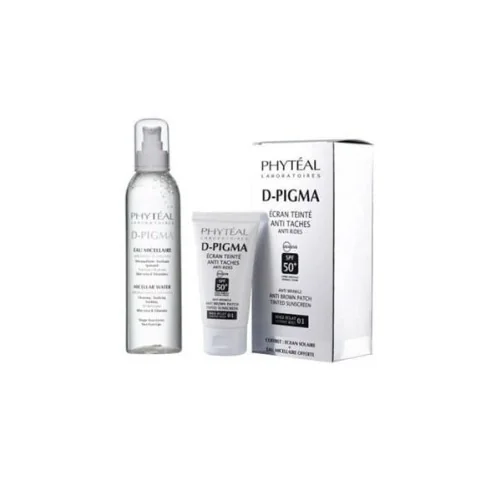 PHYTEAL D-PIGMA ECRAN TEINTÉ BEIGE ECLAT SPF50+ EAU MICELLAIRE OFFERTE