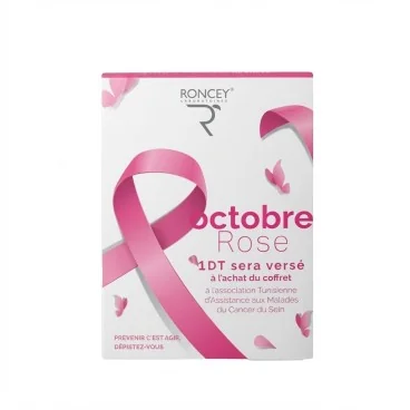 RONCEY COFFRET OCTOBRE ROSE MIXASKIN GEL 200ML+CREME HYDRATANTE 50ML
