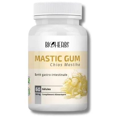 BIOHERBS MASTIC GUM 60 GELULES BIOHERBS MASTIC GUM 60 GELULES