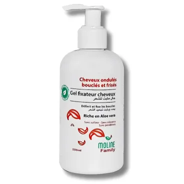 MOLINE GEL FIXATEUR CHEVEUX 250ML