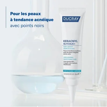 DUCRAY KERACNYL GLYCOLIC+ CREME DESINCRUSTANTE 30ML