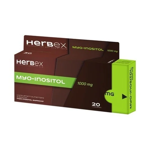 HERBEX MYO-INOSITOL 1000 MG BT20