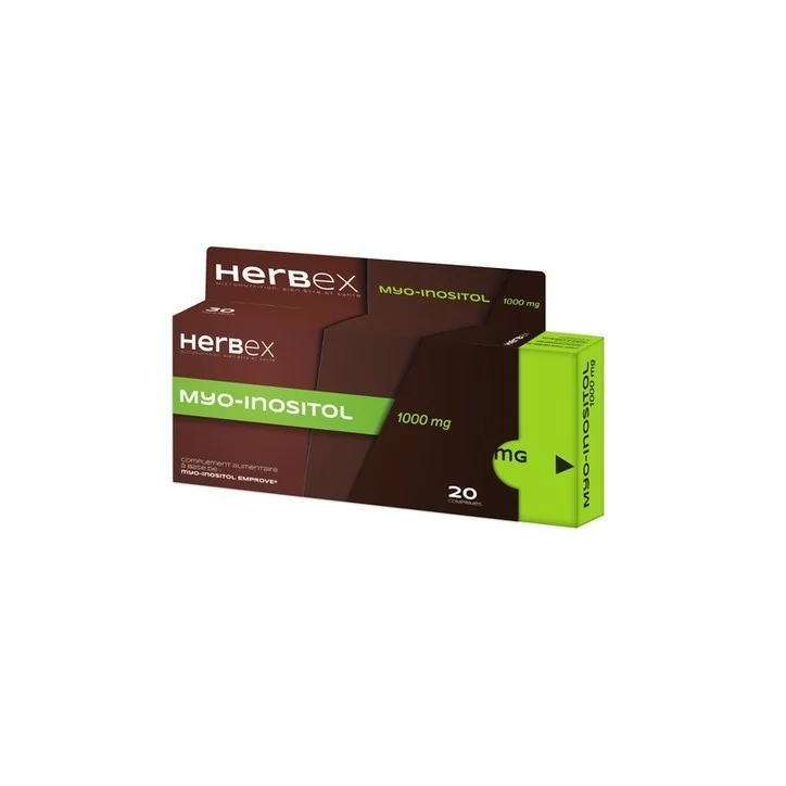 HERBEX MYO-INOSITOL 1000 MG BT20