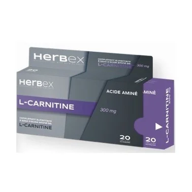 HERBEX L-CARNITINE 300 MG BT20