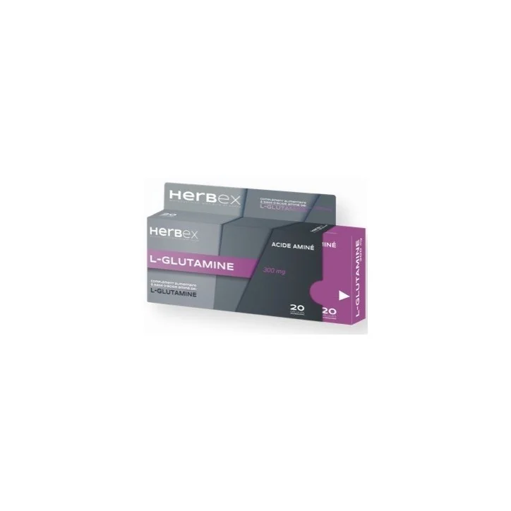 HERBEX L-GLUTAMINE 300 MG BT20