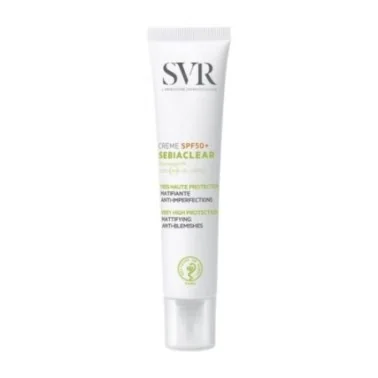 SVR SEBIACLEAR CREME SOLAIRE MATIFIANTE SPF50 40ML