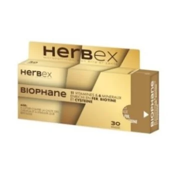 HERBEX BIOPHANE 11 VITAMINES ET 6 MINÉRAUX BT30
