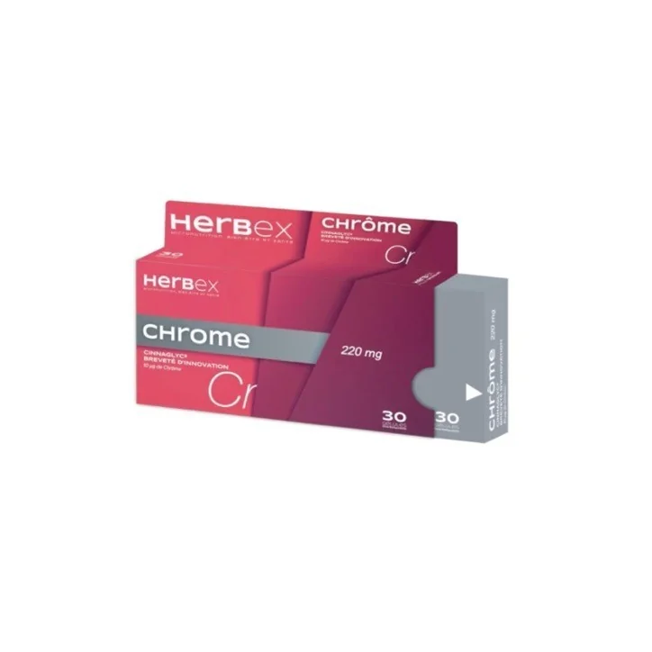 HERBEX CHROME 220 MG BT30