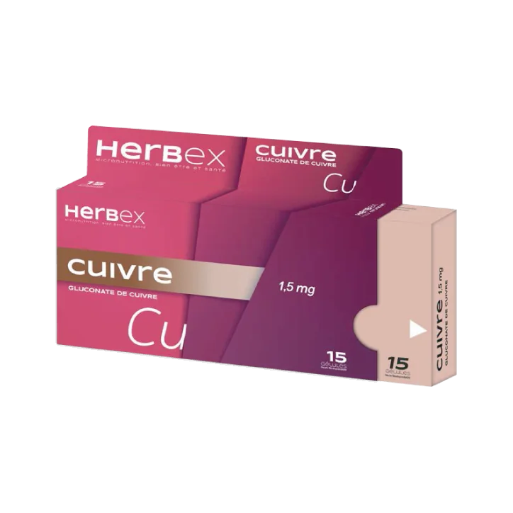 HERBEX CUIVRE 1.5 MG BT30