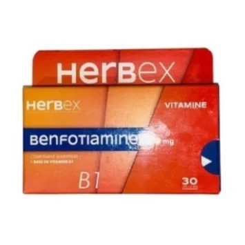 HERBEX BENFOTIAMINE VITAMINE B1 50 MG BT30