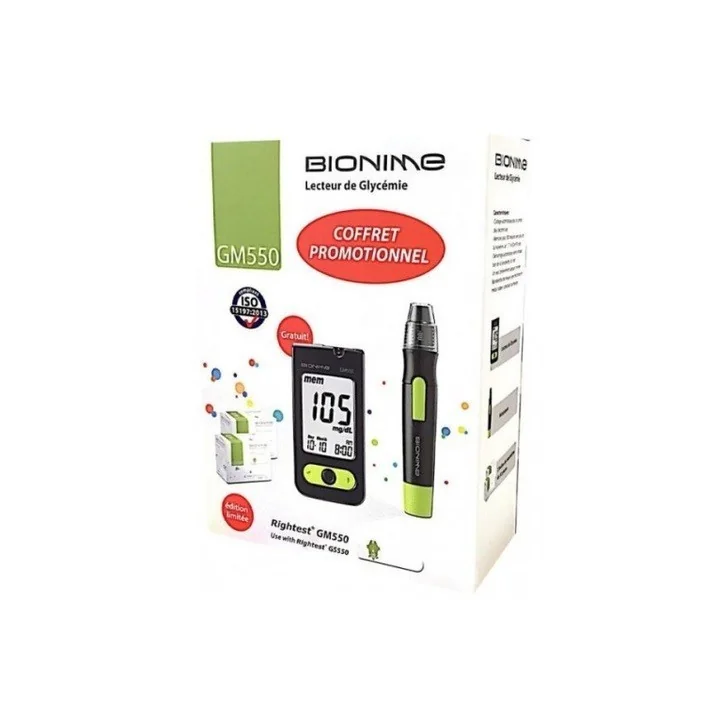 BIONIME COFFRET 100 BANDELETTES + APPAREIL (LECTEUR) GRATUIT