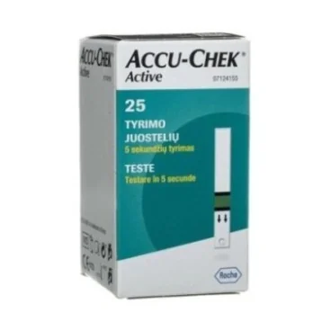 ACCU-CHEK ACTIVE BANDELETTES 25