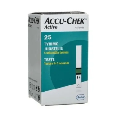 ACCU-CHEK ACTIVE BANDELETTES 25