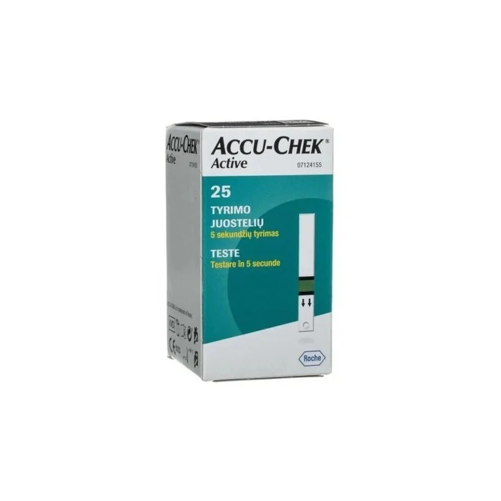 ACCU-CHEK ACTIVE BANDELETTES 25