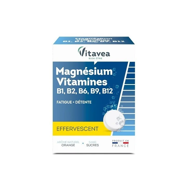 VITAVEA MAGNÉSIUM VITAMINES B EFFERVESCENTS