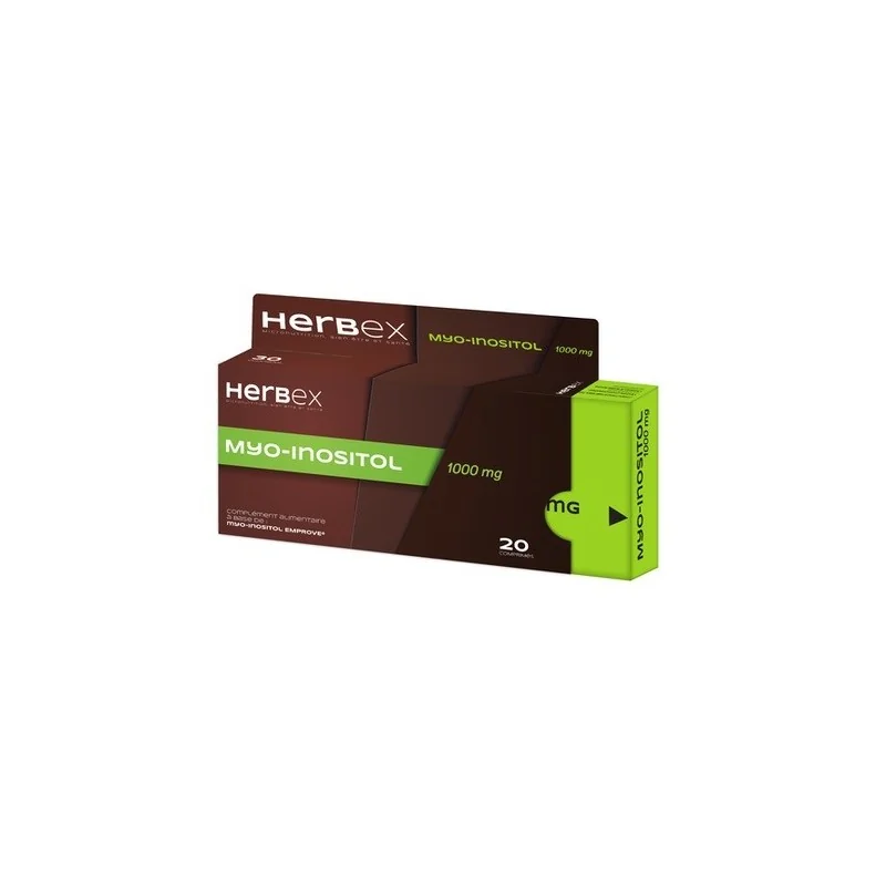 HERBEX MYO-INOSITOL 1000 MG BT20