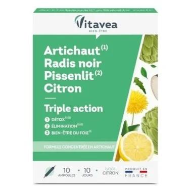 VITAVEA ARTICHAUT RADIS NOIR PISSENLIT CITRON VITAVEA ARTICHAUT RADIS NOIR PISSENLIT CITRON