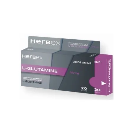 HERBEX L-GLUTAMINE 300 MG BT20