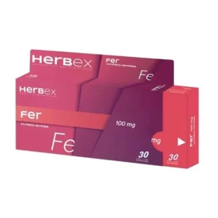 HERBEX FER 100 MG BT30