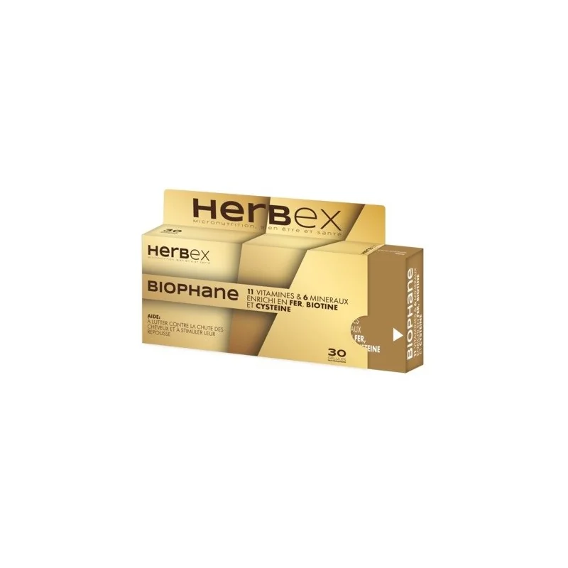HERBEX BIOPHANE 11 VITAMINES ET 6 MINÉRAUX BT30