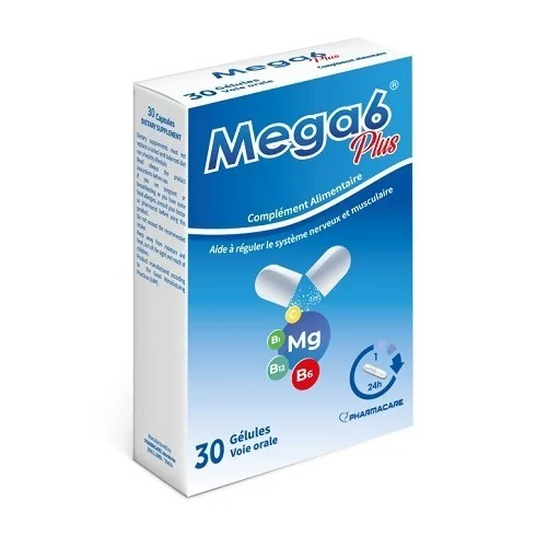PHARMACARE MEGA 6 PLUS 30 GÉLULES