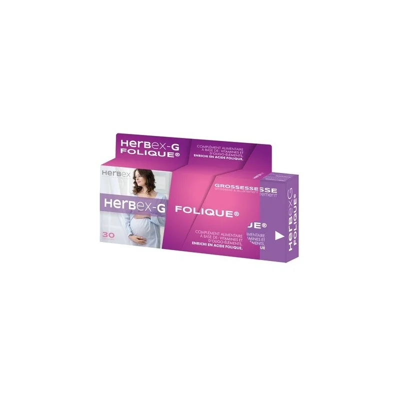 HERBEX G METAFOLIC GROSSESSE ALLAITEMENT BT30