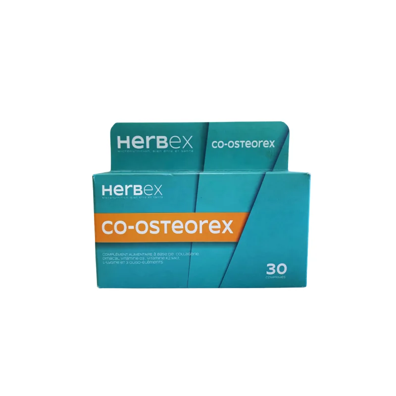 HERBEX CO-OSTEOREX 30 COMPRIMES