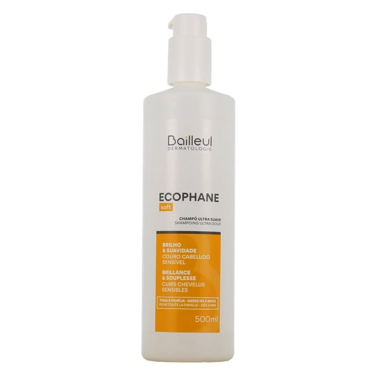 ECOPHANE SHAMPOOING ULTRA DOUX CUIRS CHEVELUS SENSIBLES 200ML