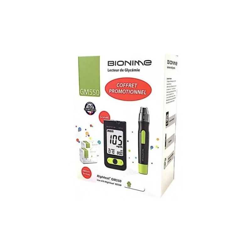 BIONIME COFFRET 100 BANDELETTES + APPAREIL (LECTEUR) GRATUIT