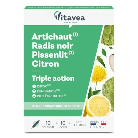 VITAVEA ARTICHAUT RADIS NOIR PISSENLIT CITRON