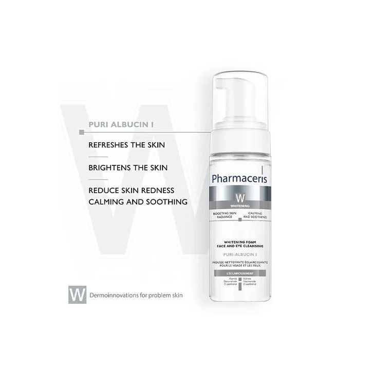 PHARMACERIS W MOUSSE BLANCHISSANTE NETTOYANTE