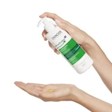 VICHY DERCOS ANTI-PELLICULAIRE SHAMPOOING CHEVEUX NORMAUX À GRAS 390 ML