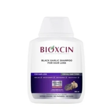 BIOXCIN SHAMPOOING ANTI‑CHUTE À L’AIL NOIR 300ML