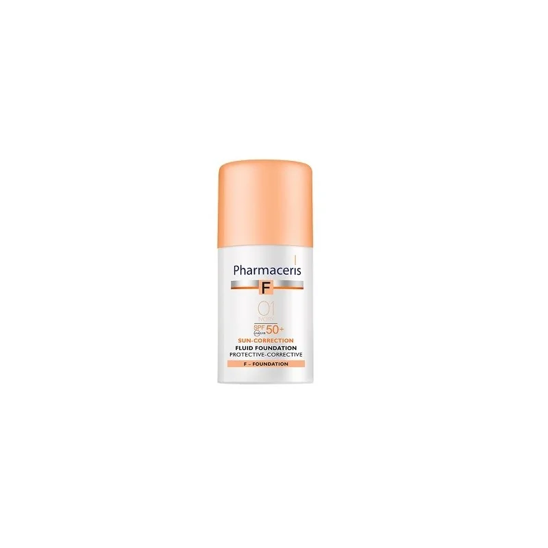 PHARMACERIS F FOND DE TEINT SPF50+ IVORY 01
