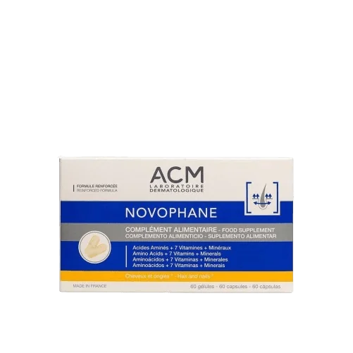 ACM NOVOPHANE ONGLES & CHEVEUX 60 GÉLULES