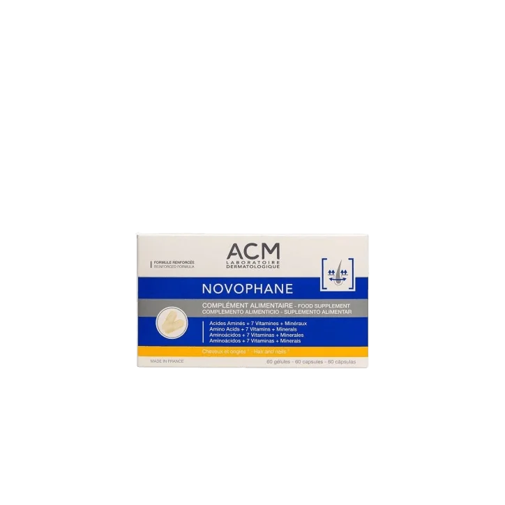 ACM NOVOPHANE ONGLES & CHEVEUX 60 GÉLULES